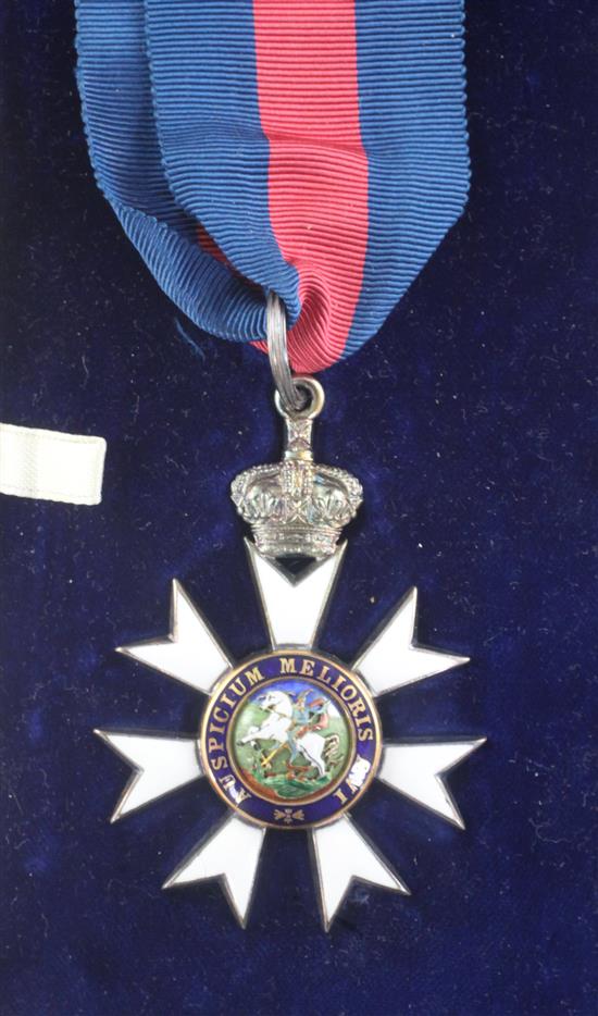 Order of St Michael & St George, CMG neck badge
